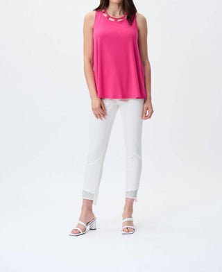 Joseph Ribkoff - Cut-out Neckline Top