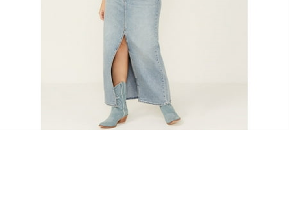 Levi s Women s Premium Ankle Column Denim Skirt Light Wash Blue