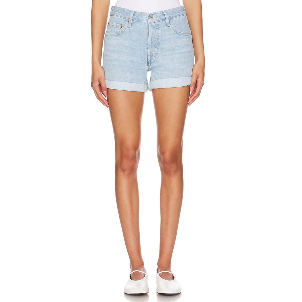 Levi's 501 Rolled Denim Shorts