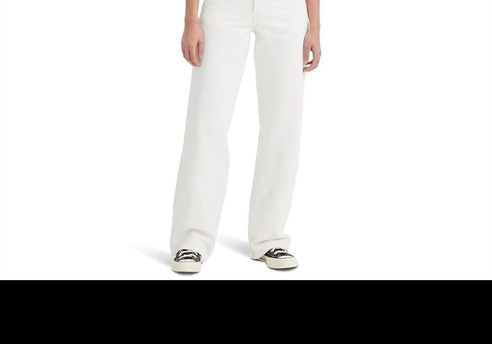 Levi's(r) Premium Low Loose (White Squared) Women's Jeans White