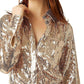 Free People Sophie Sequin Mini Dress Yellow