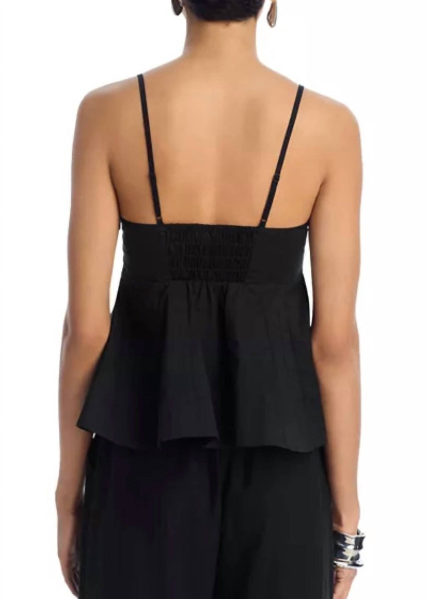 Steve Madden - Delta Peplum Spaghetti Strap Top