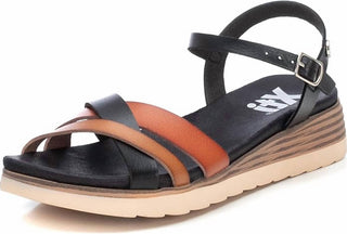 Xti - Women's Low Wedge Strappy Sandals