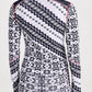 Free People - Myoko Jacquard Long Sleeve Layer Top