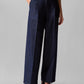 Calvin Klein Womens Relaxed Denim Wide Leg Trousers Dark Rinse
