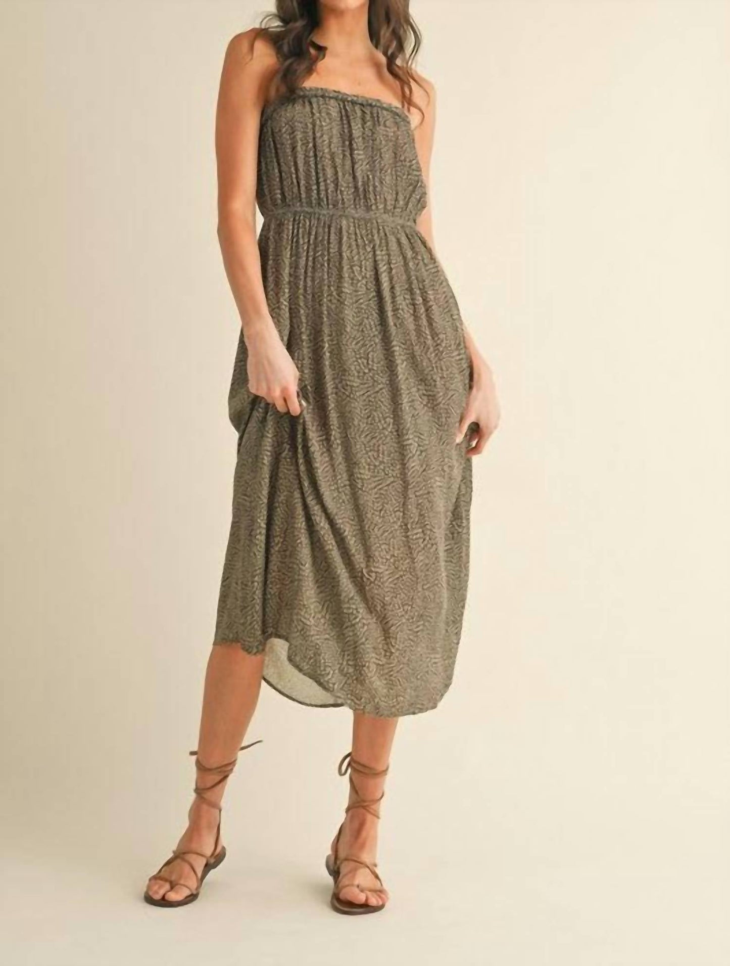 Anniewear - Take A Vacation Midi Dress