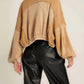 Project Social T - Too Cool Seamed Burnout Shrug