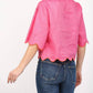 Fate By Lfd - Scallop Edge Poppy Top