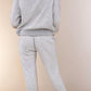 La Society - Half Zip Pullover Top & Drawstring Joggers Set