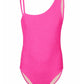 Shade Critters - Junior Girl's One Shoulder One-piece Swimsuit