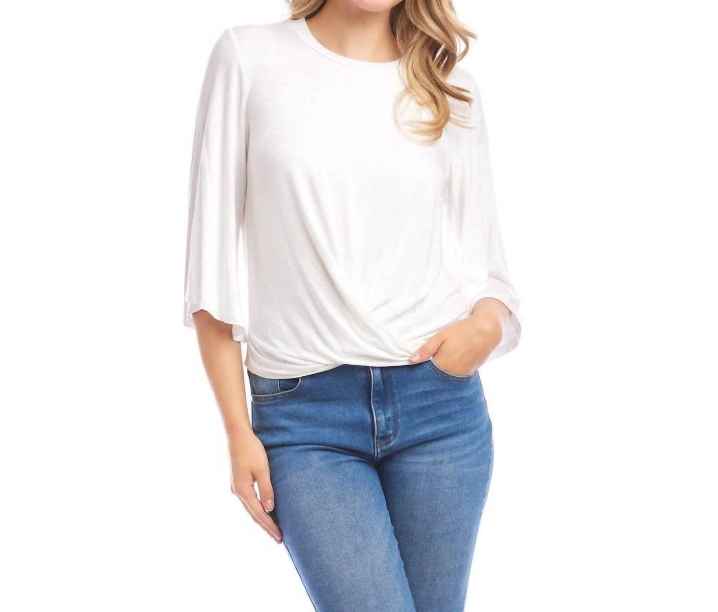Karen Kane - Drape Front Top