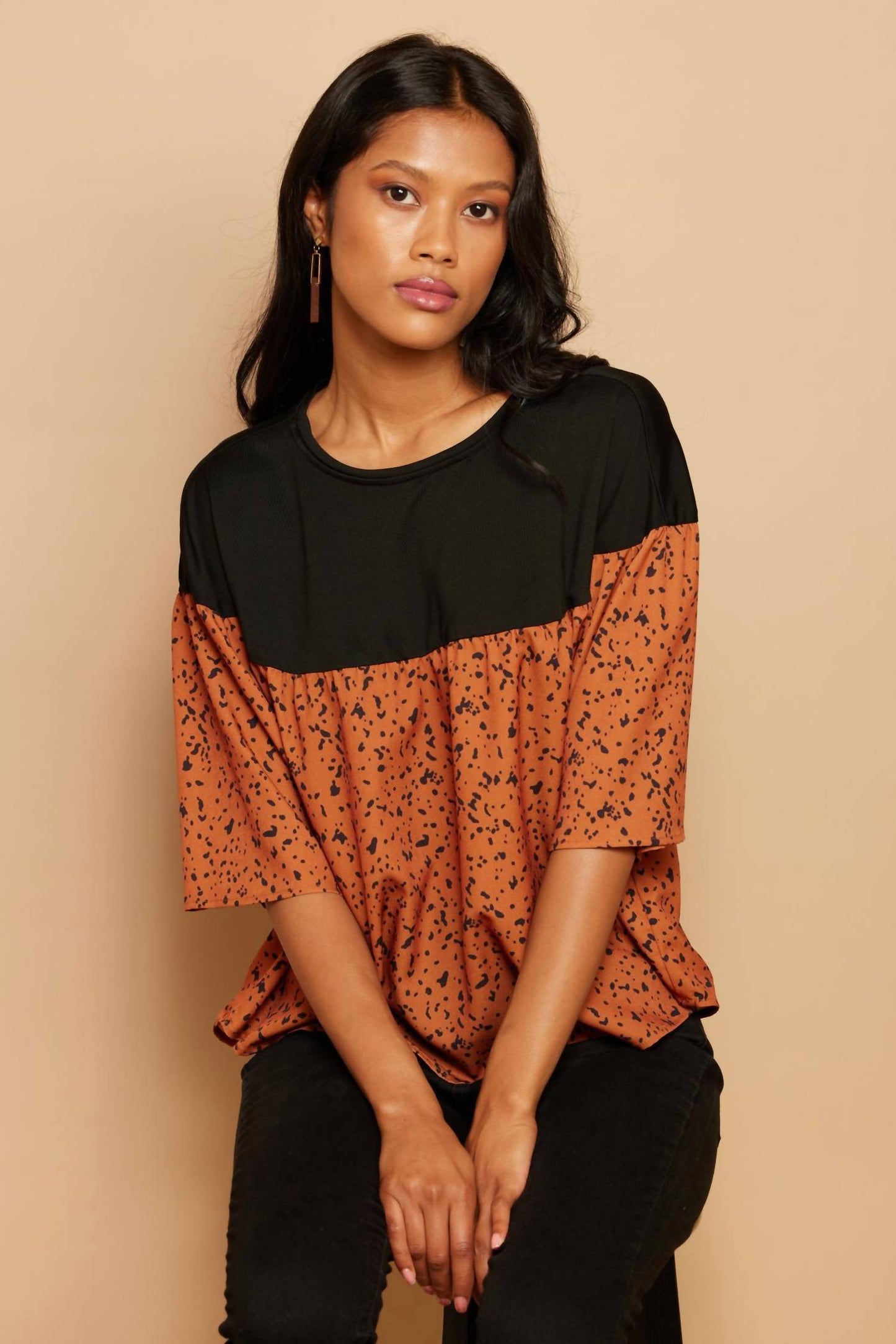 Eva Franco - Celeste Top - Jungle Dot