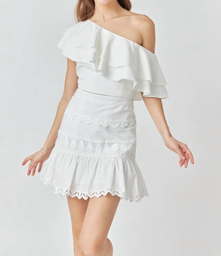 Endless Rose - Trim Detail Mini Skirt