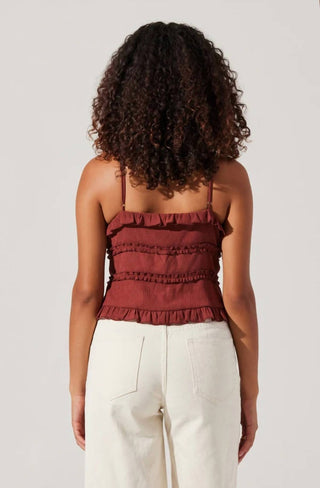 Astr - Bea Tie-front Top