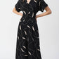 Joseph Ribkoff - Abstract Print Cropped Jumpsuit