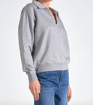 Elan - V-neck Long Sleeve Sweatshirt