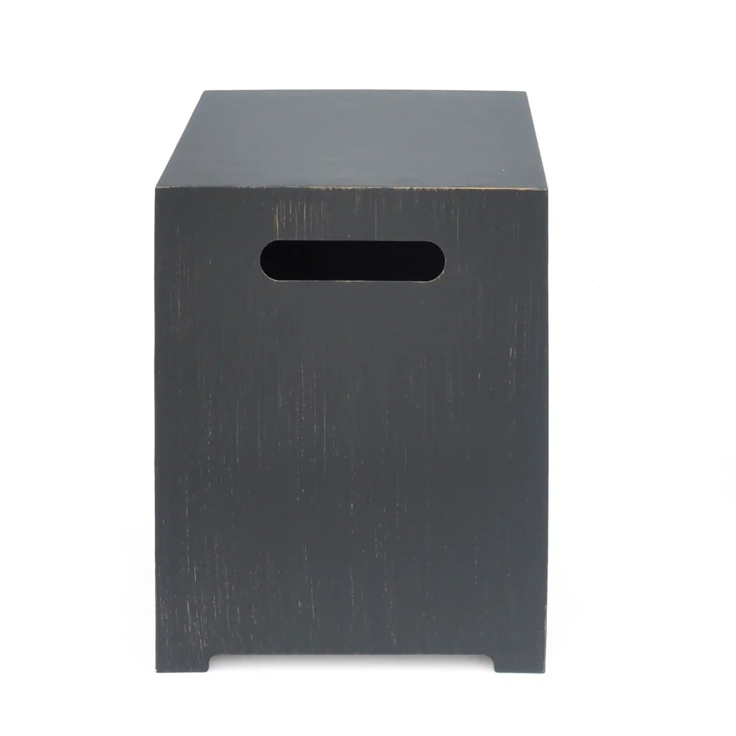 Modern Tank Holder Side Table With Powder Coated Frame
