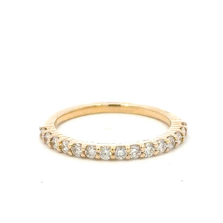 Aamiaa - 0.52 Carat Natural Diamond Half-eternity Band Ring