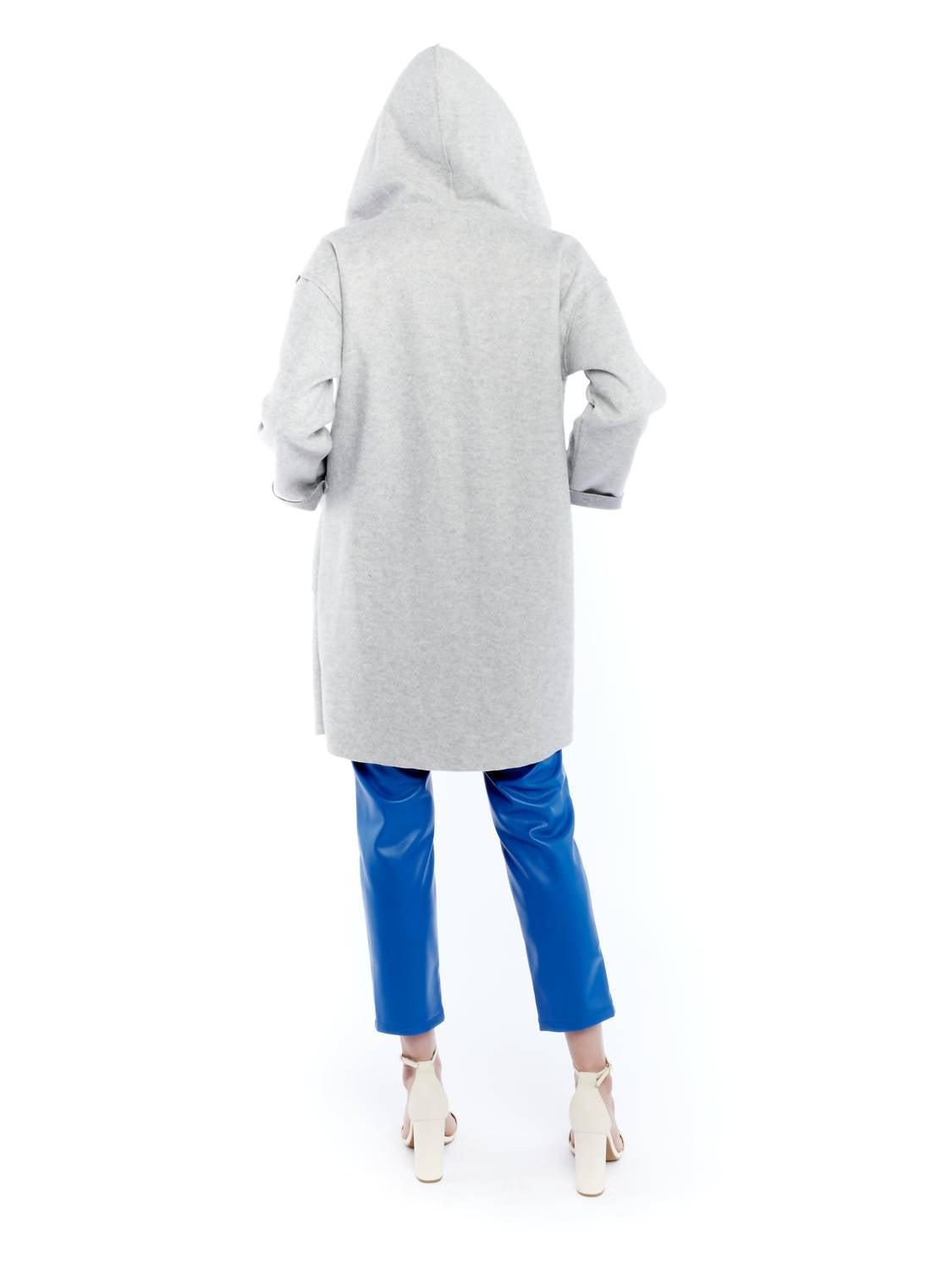 Lblc The Label - Vanessa Grey Hooded Cardigan
