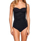 Kallure - Twist Front Underwire One Piece Swimsuit