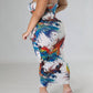 Good Time Usa - Explosive Crop Top And Skirt Two Piece Set