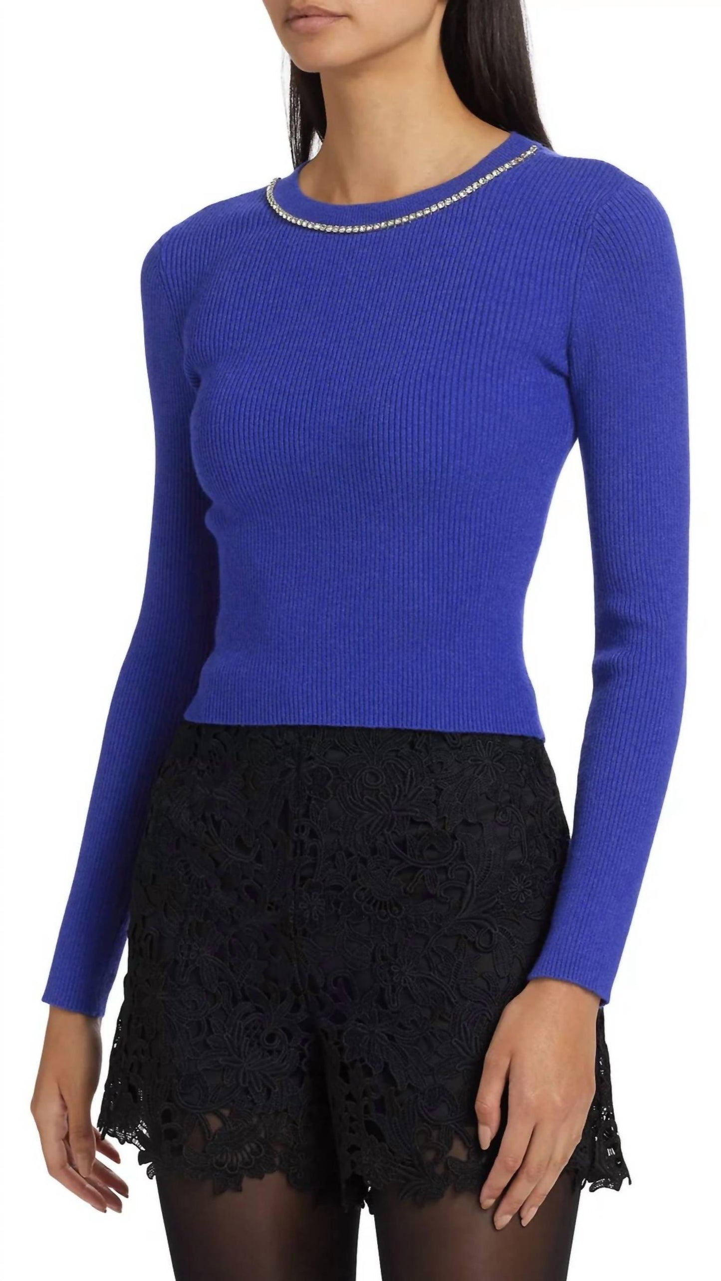 Generation Love - Odette Crystal Neck Sweater