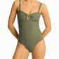 Sea Level Australia - Spinnaker U Bar Bandeau One Piece Swimsuit
