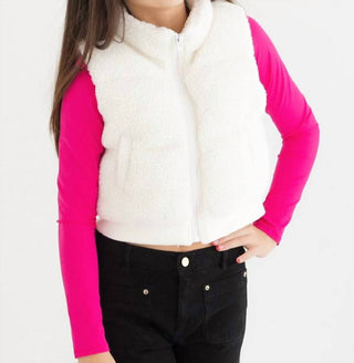 Love Daisy - Furry Puffer Vest
