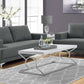 Rectangular Glossy White Coffee Table