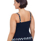 Profile By Gottex - Plus Size Shirred Underwire Tankini Top