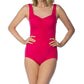 Maxine Of Hollywood - Center Shirred Girl Leg One Piece Swimsuit