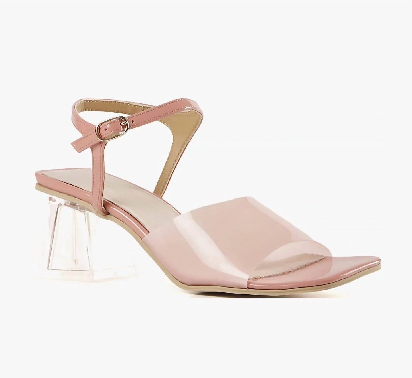 All Black - Women Ms Glamour acrylic heel