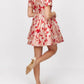 Before You - Floral Jacquard Mini Dress