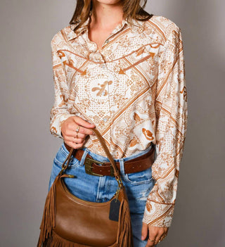 Blue B - Western Button-up Shirt