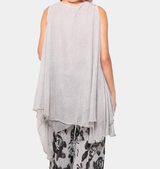 Baci - Asymmetrical Raw Edge Tank