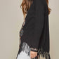Andree By Unit - Geo Embroidered Fringe Top