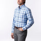 Ledbury The Guyton Plaid Casual Shirt Classic Blue