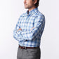 Ledbury The Guyton Plaid Casual Shirt Classic Blue
