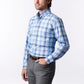 Ledbury The Guyton Plaid Casual Shirt Tailored Blue