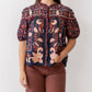 Farm Rio - Puff-sleeve Button Down Blouse