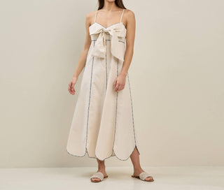Able - Kristen Bow Midi Dress