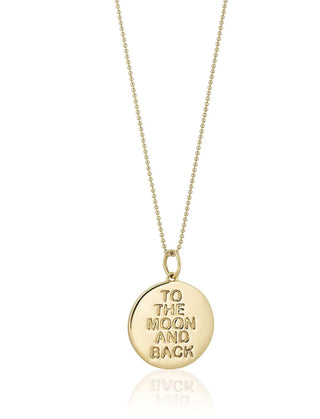 Ela Rae - Women's Love You to the Moon and Back Necklace