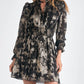 Elan - Long Sleeve V-neck Dress
