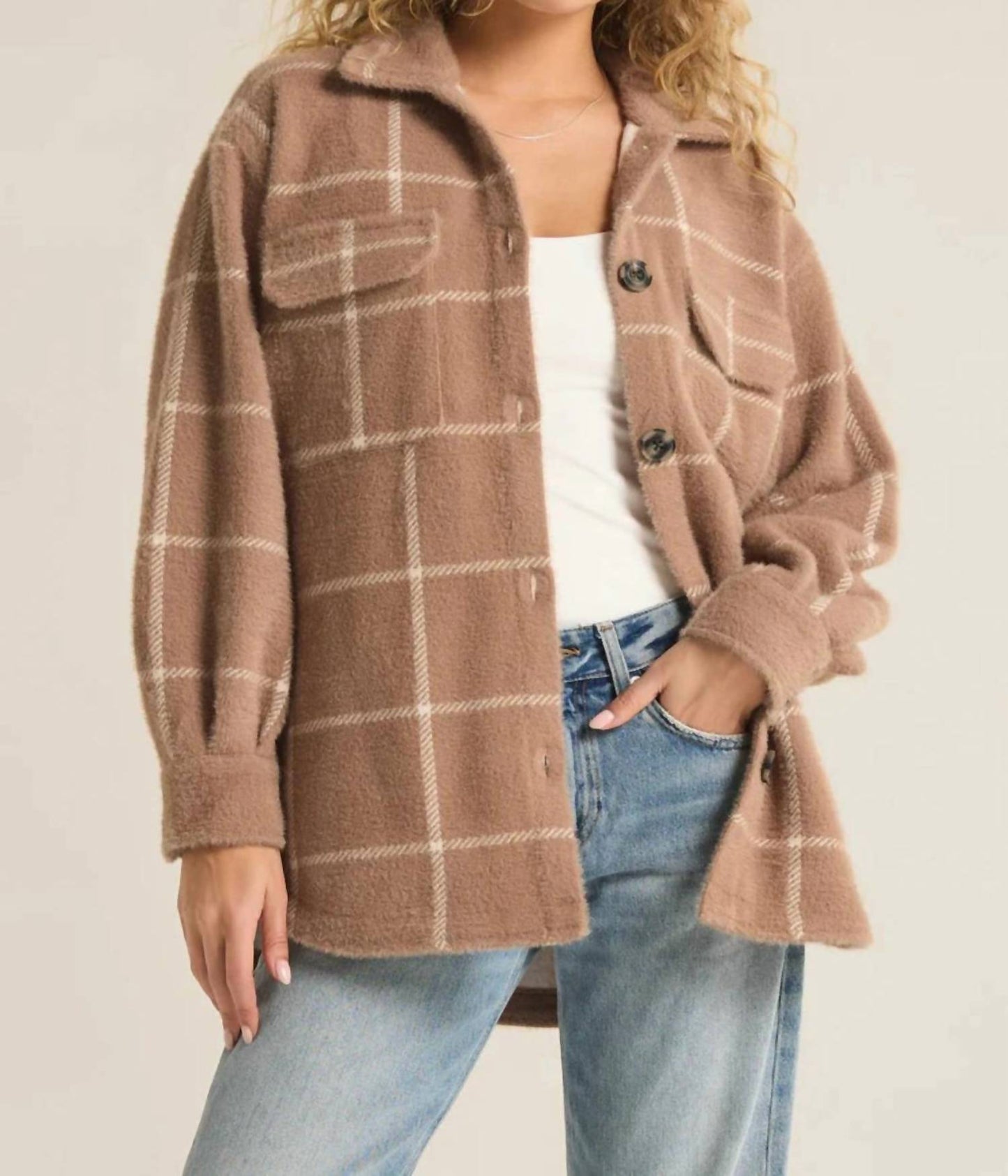 Z Supply - PLAID SHIRT JACKET