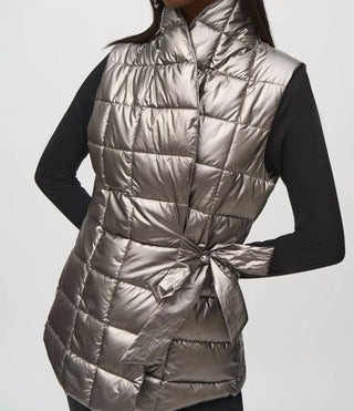 Joseph Ribkoff - Quilted Metallic Puffer Vest