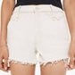 Mother - High-waisted Jean Shorts