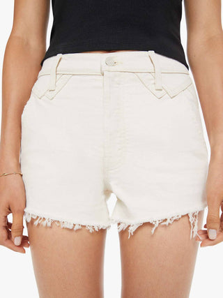Mother - High-waisted Jean Shorts