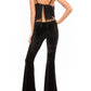 Wyldr - Amina Velvet Flare Pant
