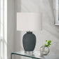 Lighting, Table Lamp, Ceramic, Contemporary - Blue