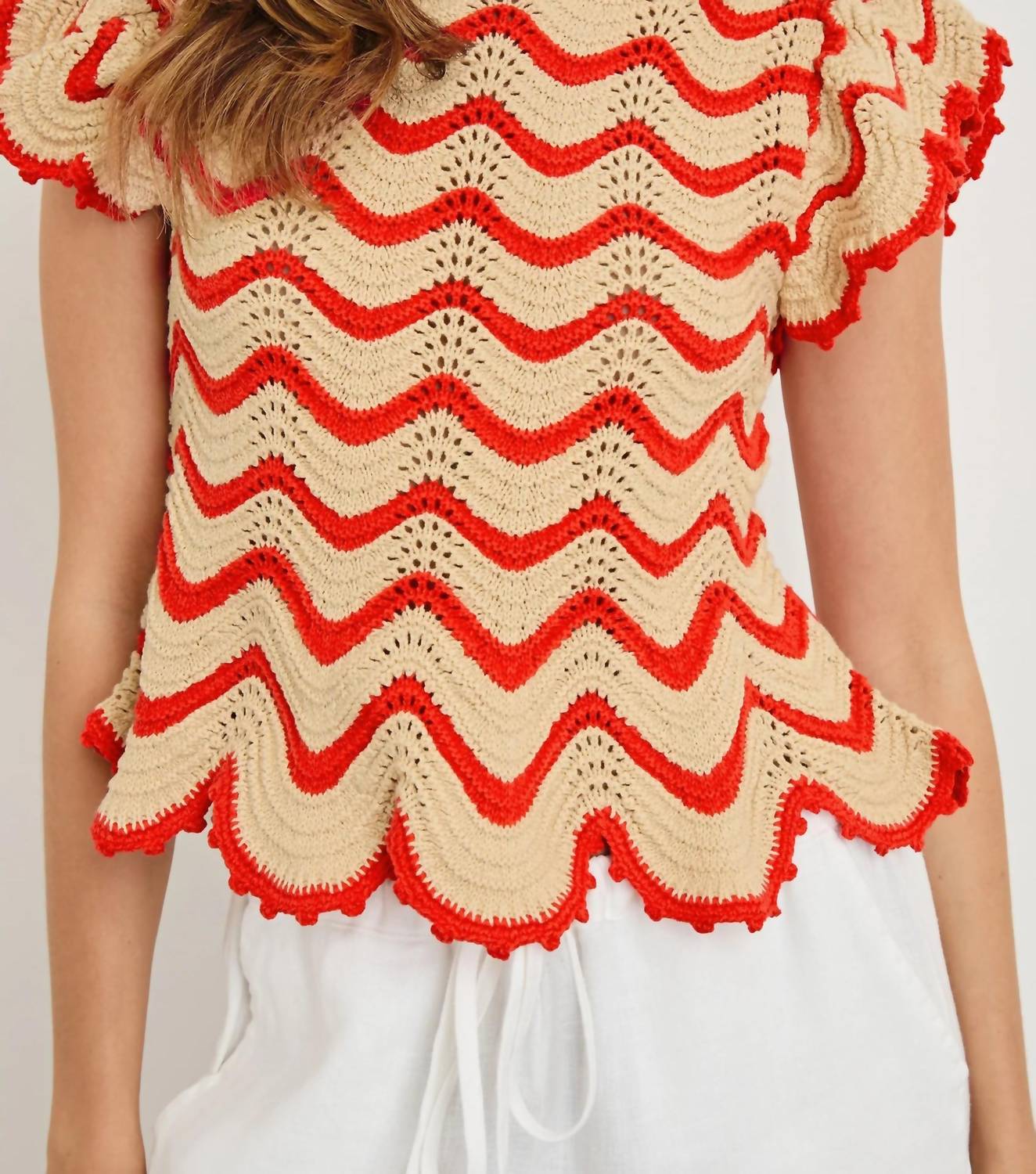 Rails - Coen Flutter Sleeves Top